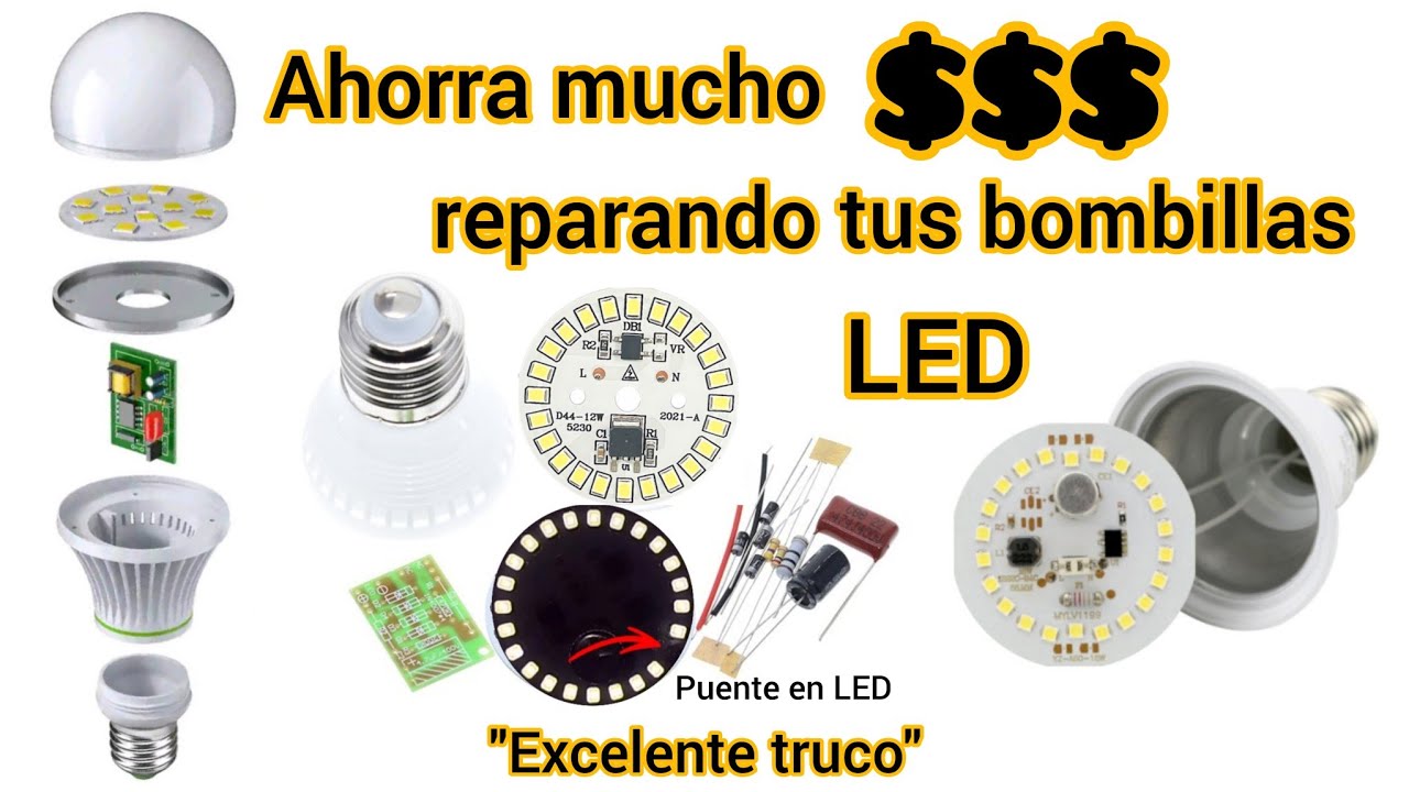 Cómo Reparar Lámparas Led Youtube