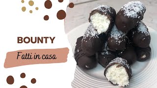 BOUNTY FATTI IN CASA | RICETTA FACILE e VELOCE | DOLCETTI SANI COCCO e CIOCCOLATO | Michela inCucina