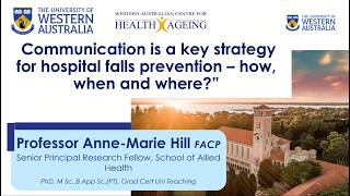 Communication is a key strategy for hospital falls prevention - April Falls 2026 Webinar