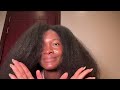 i attempt straightening my hair 😮 using the tymo ring hair brush