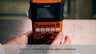 Découvrez l’étiqueteuse industrielle portable PT-E300VP de Brother