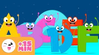 The alphabet a b c d e f - Educational video to learn the letters for kids - Phonics For Kids