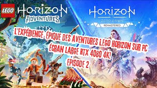 Prépare-toi à vivre l'expérience la plus épique des aventures Lego Horizon sur PC en écran large 4K!