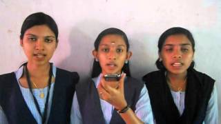 Govt. Higher Secondary School, Anchal West Prayer Song by Amrutha, Arya and Ashna.