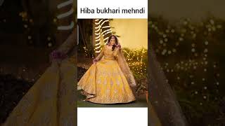 hiba bukhari mehndi pics || Pakistani actress wedding || #shorts