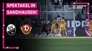 SV Sandhausen – SG Dynamo Dresden, Highlights mit Live-Kommentar | 3. Liga | MAGENTA SPORT