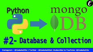 Python MongoDb Tutorial #2 - Creating Database, Collection , Document in MongoDb Atlas using PyMongo