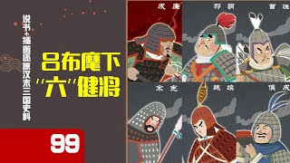 【99】吕布麾下“八健将”中的六位合集，史料里有这些人，事迹却大不一样