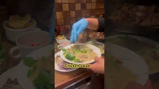 ကြက်သားပဲရည်သုပ် chicken salad #cooking #lunchtime #family