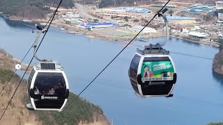 韓國三岳山湖水纜車