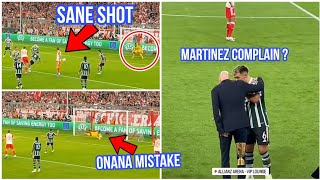 Erik Ten hag reaction to Onana mistake goal vs Bayern Munich😓 |Bayern munich vs Manchester united|
