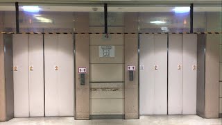 【三重県 四日市市】イオン四日市尾平店 東側エレベーターに乗ってみた！（三菱製／4F→1F）MITSUBISHI Elevator AEON Yokkaichi-obira store Japan