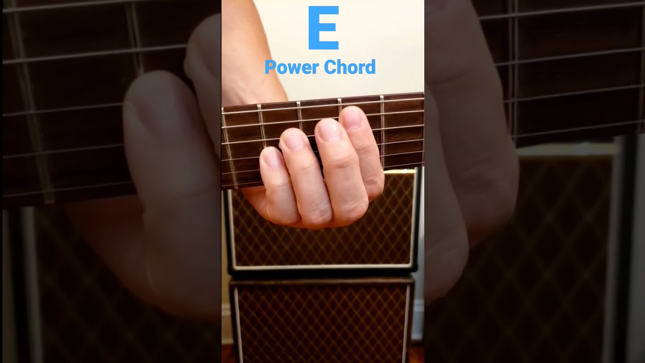 Guitar Lesson E Power Chord Shorts Guitar Guitarlesson Beginners