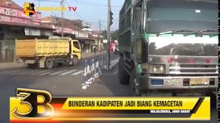 BUNDERAN KADIPATEN JADI BIANG KEMACETAN