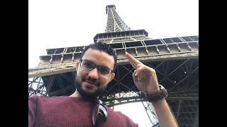 Eiffel Tower Elevator Ride - Paris before COVID-Part 2   برج ايفيل by amir wahsh