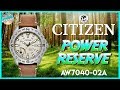 200m Field Watch! | Citizen Power Reserve 200m Solar Quartz Field Watch AW7040-02A Unbox & Review