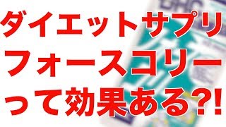 【ダイエットサプリ】フォースコリーで脂肪は本当に燃える?!