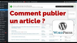 Tutorial: Comment publier un article sur WordPress en quelques étapes simples