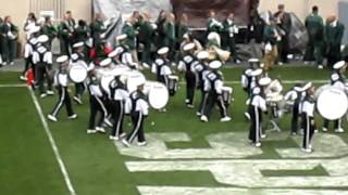 MSU Spartan Drum Corp and Sparty