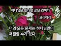 하나님을 만나면 끝난 것이다 하나님을만나면 요리아리 핑크요리아리 하나님의지