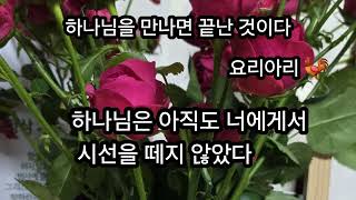 하나님을 만나면 끝난 것이다 #하나님을만나면 #요리아리 #핑크요리아리 #하나님의지