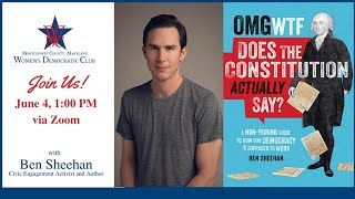 WDC Guest Speaker Ben Sheehan Community Engagement Activist and Author | June 4, 2020