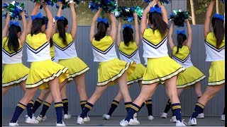 常磐大学高等学校チアダンス部2曲目『Mission Kim Possible』@常磐大学・2018年ときわ祭