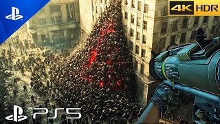 BRAIN SURGERY (PS5 PRO) Realistic ULTRA Graphics (4K 60FPS HDR) World War Z