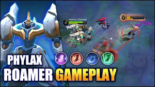 TRYING PHYLAX AS ROAMER TANK GAMEPLAY | MOBILE LEGENDS