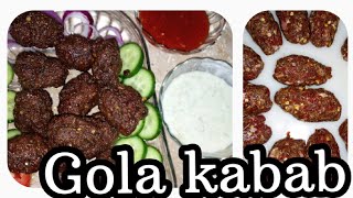 Gola kabab recipe on Salwa'dastakhan -گولا کباب