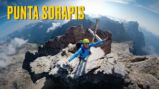 Top of Punta Sorapis 3205 masl,  Dolomites- Jacek Matuszek - #SOLO projekt