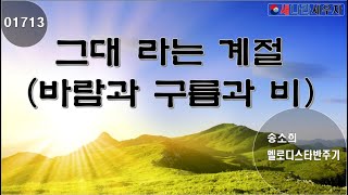 [새나라 노래방]1713 그대 라는 계절 (바람과 구름과 비)/송소희