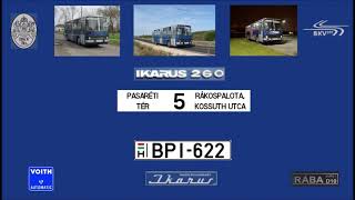 [SOUND] BPI-622 BKV 5-ös viszonylat (2009) Ikarus 260.46  /Budapest Bus Sound/