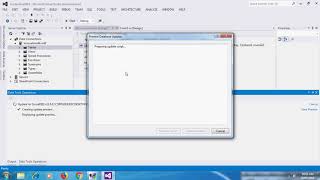Creating SQL server Database in visual studio 2012