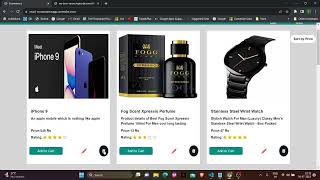 E-commerce App - (React)