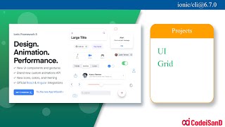 Grid ionic 5 UI tutorial