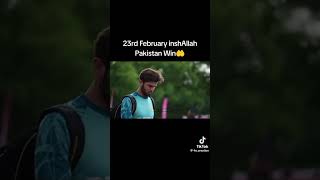 23 February pak vs india            Winner inshallah Pakistan    at 2:30 minutes