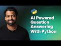 Quick Python Code #3 - AI-Powered Question Answering in Python | Machine Learning | Dinesh Krishnan