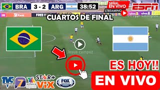 Brasil vs. Argentina en vivo, donde ver, a que hora juega Brasil vs. Argentina Femenil Copa Oro 2024