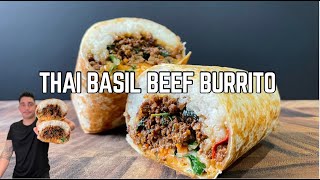 Thai Basil Beef Burrito Recipe