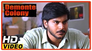 Demonte Colony Tamil Movie | Scenes | Sanath tells story to the producer | Title Credits | Arulnithi