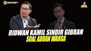 Begawan: JOKOWI DUKUNG RIDWAN KAMIL MALAH SINDIR GIBRAN? #814