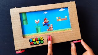 How to make Super Mario game from Cardboard . Awesome paper toy , No electronics components required
