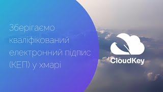 CloudKey - зберігаємо кваліфікований електронний підпис КЕП у хмарі