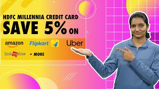 HDFC Millennia Credit Card Review | 5% Cashback on Popular Brands | HDFC Millennia Card Benefits