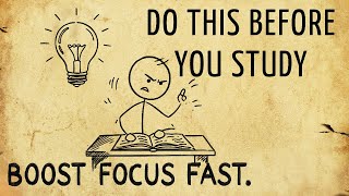 Do This Before You Study Your Brain Will Thank You