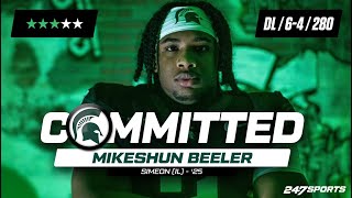WATCH: Mikeshun Beeler commits to Michigan State LIVE on 247Sports