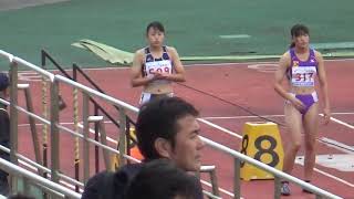 2019年関東高校新人陸上 女子100ｍH 決勝