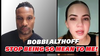 Bobbi Althoff Crying Over Mean Comments About Her Boyfriend!