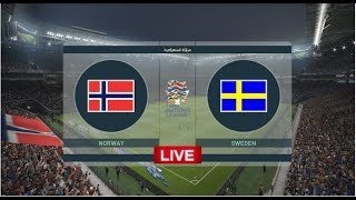 kamp Norge vs Sverige European Nations League Fotball 2022